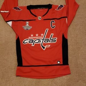 Capitals Champion Jersey 2018 Alexander Ovechkin 8
